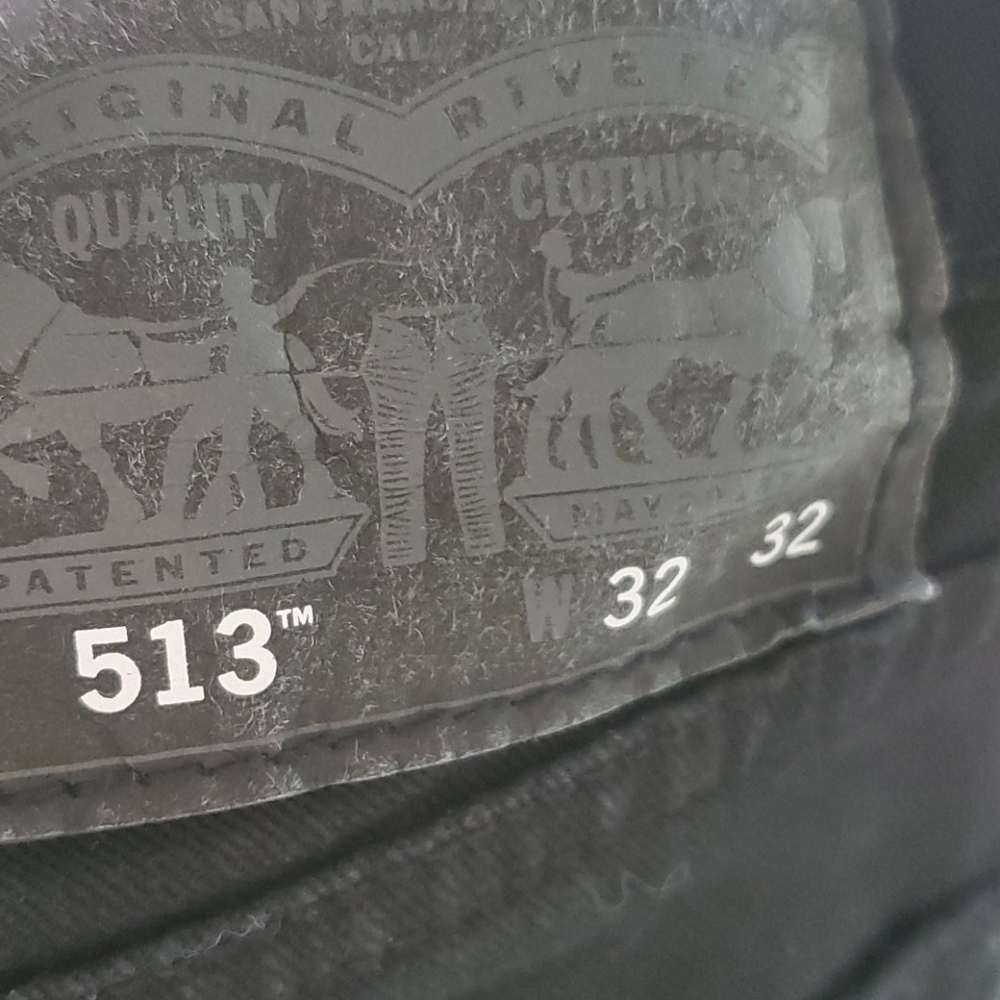 Levi's 513 black jean - Picture 4 of 6